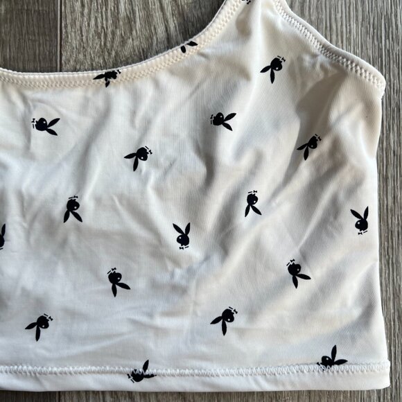Playboy x PacSun Bunny Dorm Cropped Tank Top | Size S - Picture 7 of 10